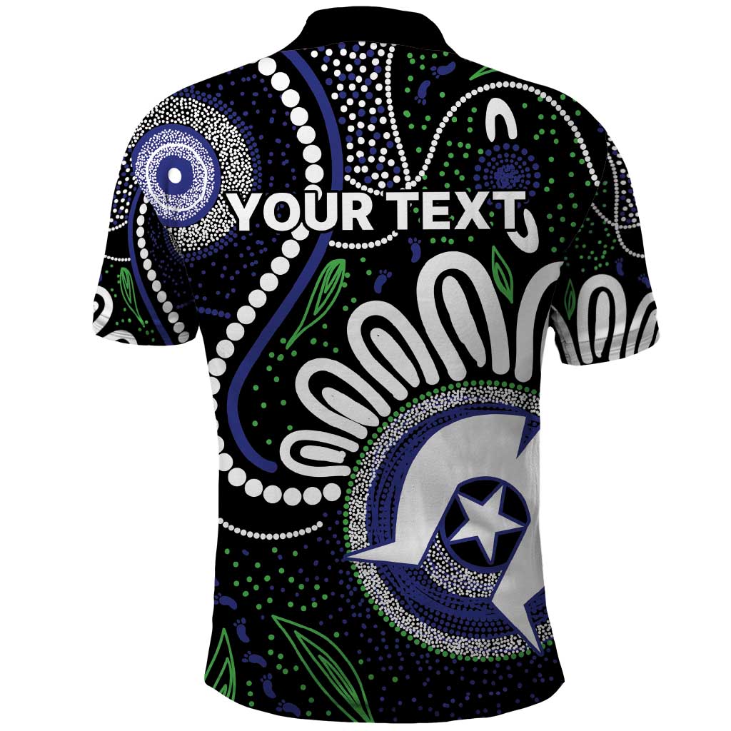 Torres Strait Islander Aboriginal Dot Painting Personalised Polo Shirt