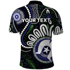 Torres Strait Islander Aboriginal Dot Painting Personalised Polo Shirt