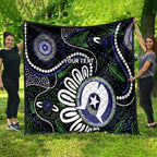Torres Strait Islander Aboriginal Dot Painting Personalised Quilt