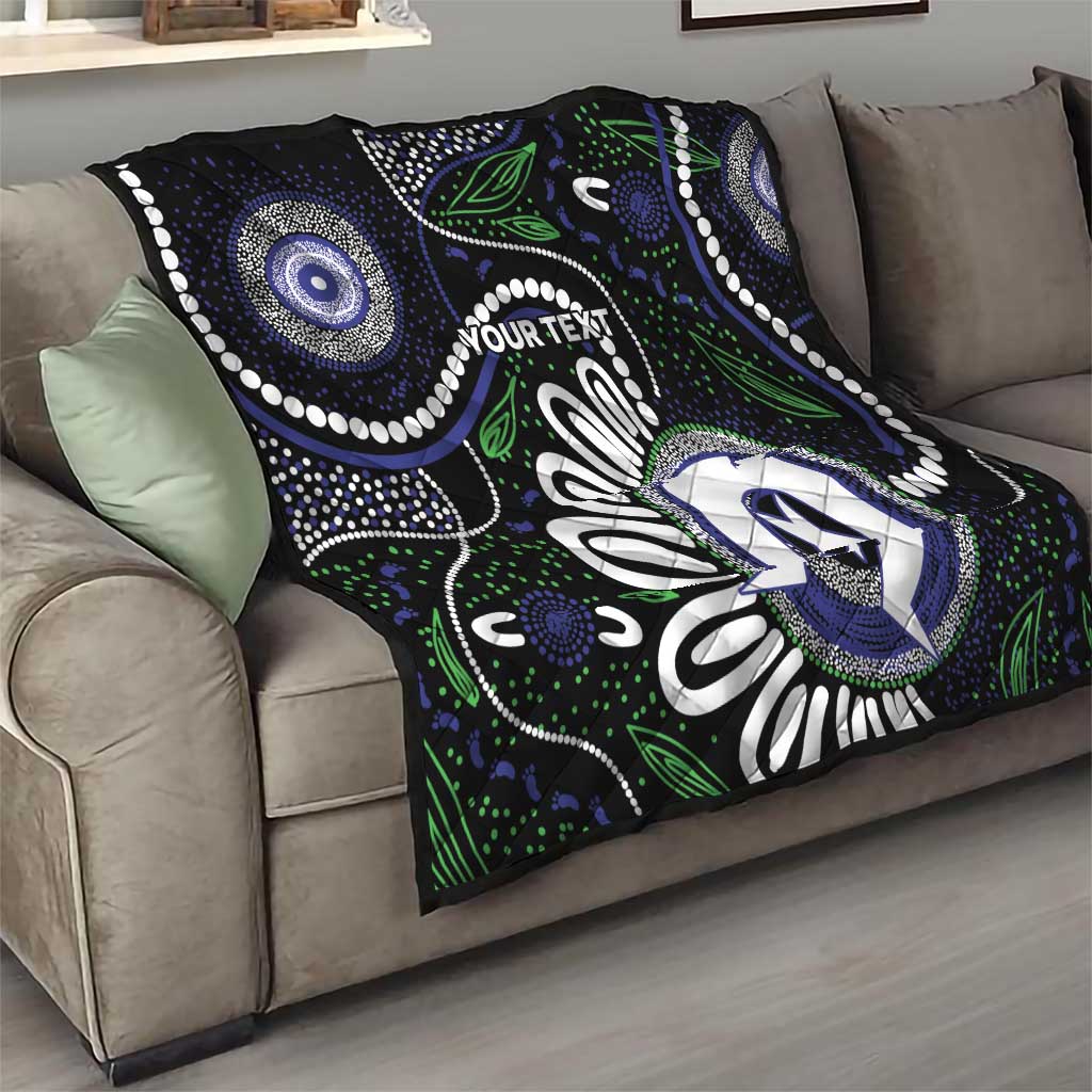 Torres Strait Islander Aboriginal Dot Painting Personalised Quilt