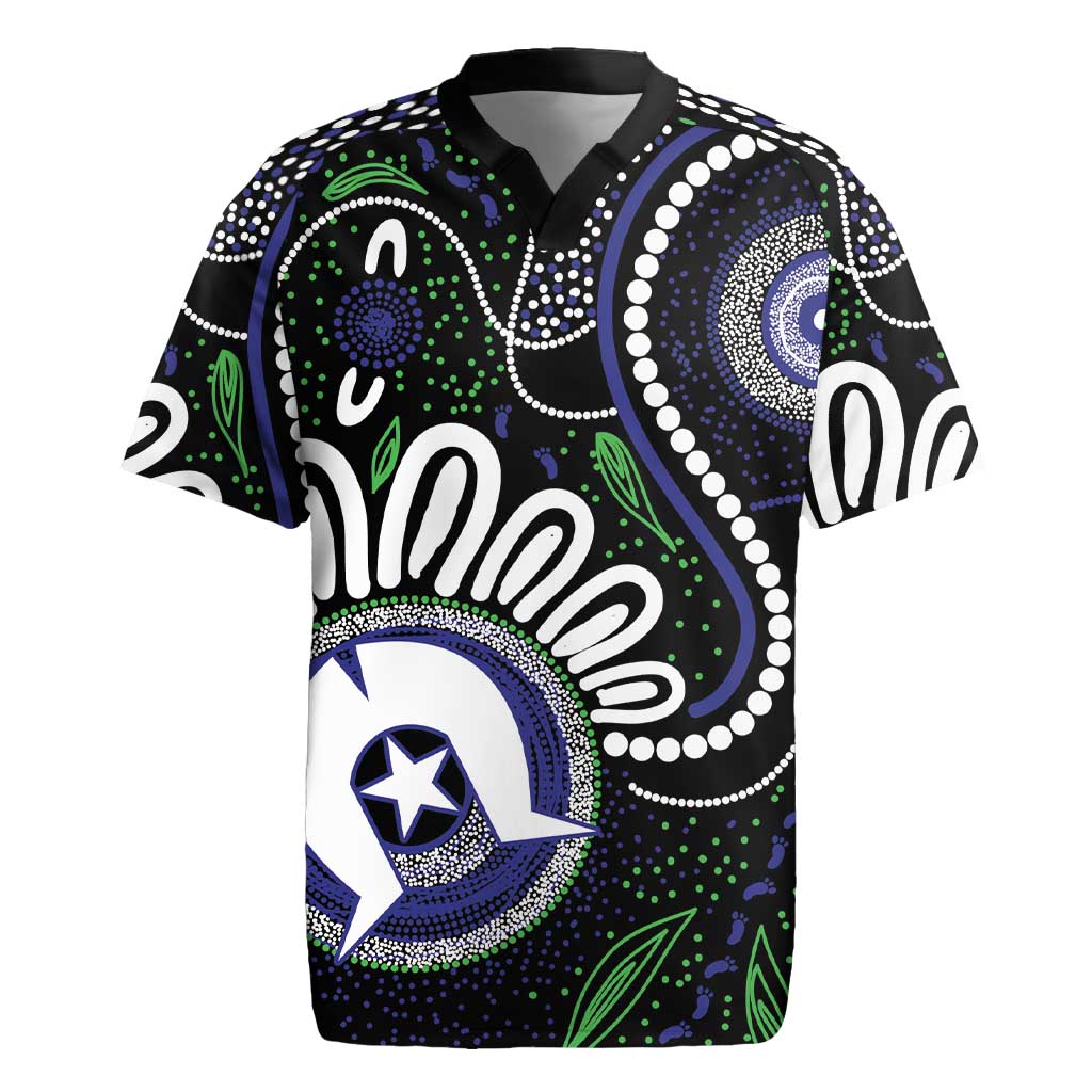 Torres Strait Islander Aboriginal Dot Painting Personalised Rugby Jersey