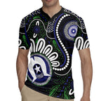 Torres Strait Islander Aboriginal Dot Painting Personalised Rugby Jersey
