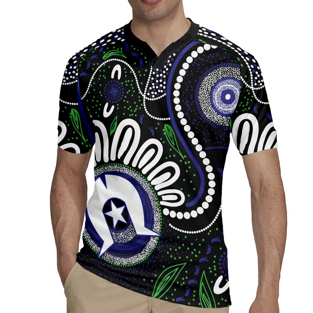 Torres Strait Islander Aboriginal Dot Painting Personalised Rugby Jersey