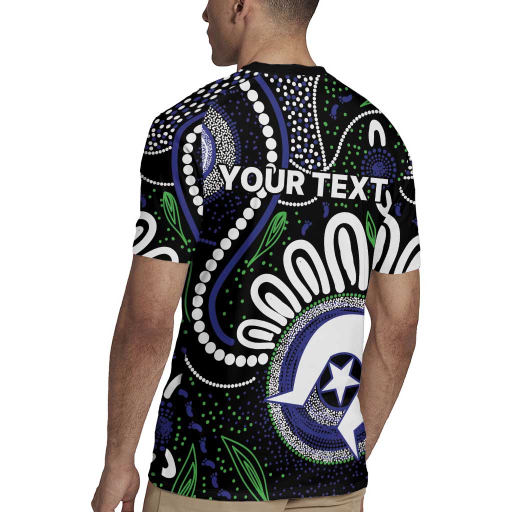 Torres Strait Islander Aboriginal Dot Painting Personalised Rugby Jersey