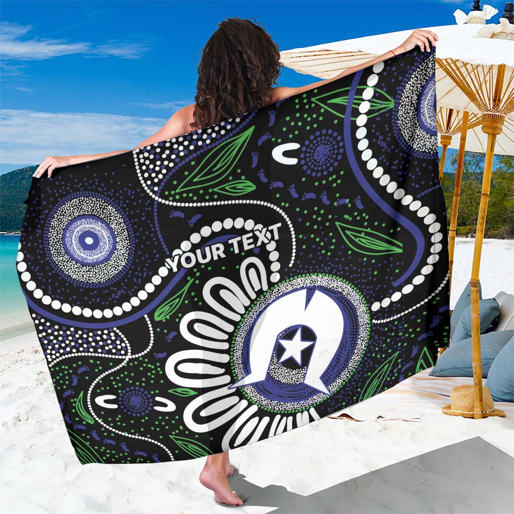 Torres Strait Islander Aboriginal Dot Painting Personalised Sarong