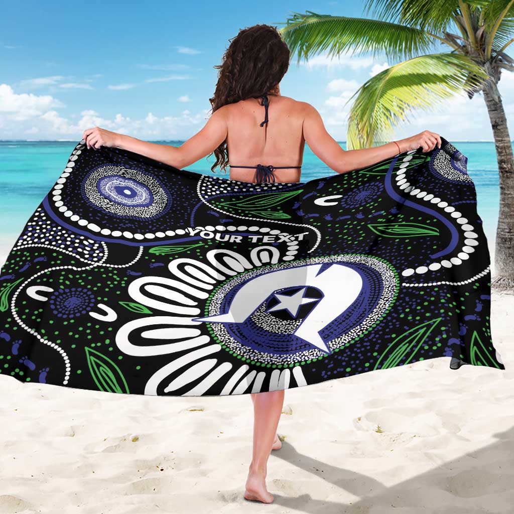 Torres Strait Islander Aboriginal Dot Painting Personalised Sarong