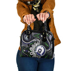 Torres Strait Islander Aboriginal Dot Painting Personalised Shoulder Handbag