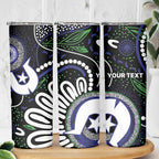 Torres Strait Islander Aboriginal Dot Painting Personalised Skinny Tumbler