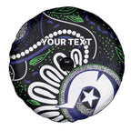 Torres Strait Islander Aboriginal Dot Painting Personalised Spare Tire Cover