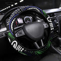 Torres Strait Islander Aboriginal Dot Painting Steering Wheel Cover