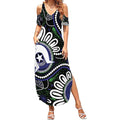 Torres Strait Islander Aboriginal Dot Painting Personalised Summer Maxi Dress