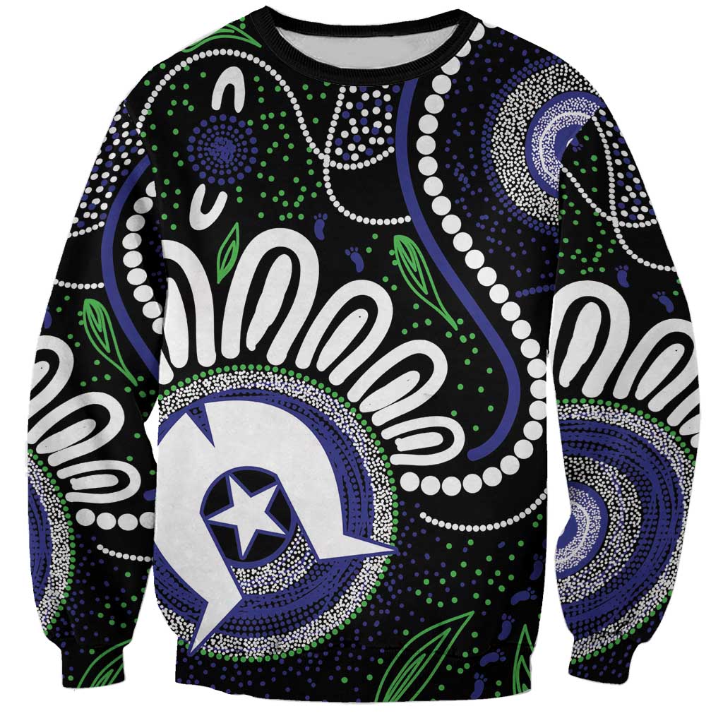 Torres Strait Islander Aboriginal Dot Painting Personalised Sweatshirt