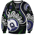 Torres Strait Islander Aboriginal Dot Painting Personalised Sweatshirt