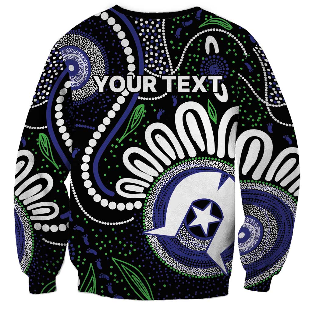 Torres Strait Islander Aboriginal Dot Painting Personalised Sweatshirt