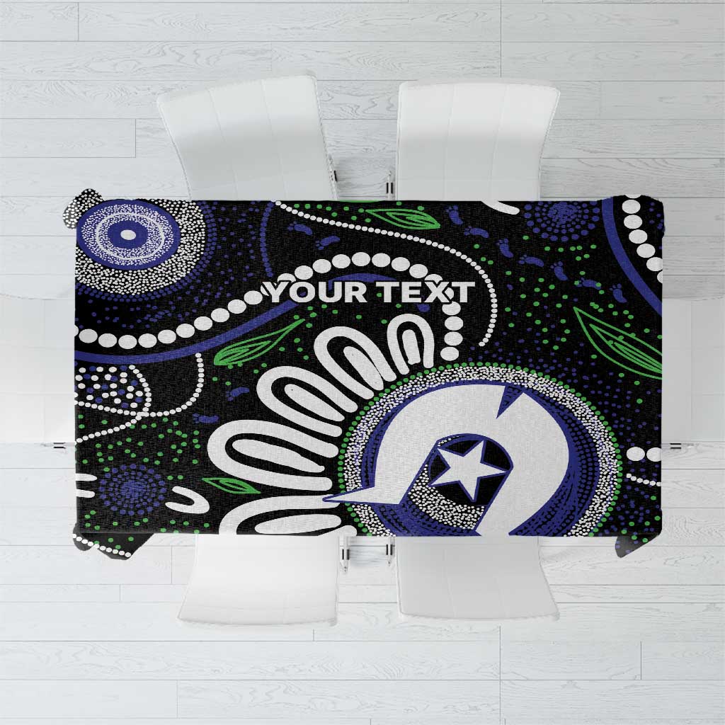 Torres Strait Islander Aboriginal Dot Painting Personalised Tablecloth