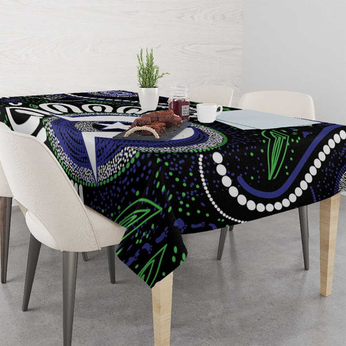Torres Strait Islander Aboriginal Dot Painting Personalised Tablecloth