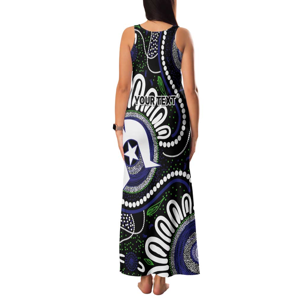 Torres Strait Islander Aboriginal Dot Painting Personalised Tank Maxi Dress