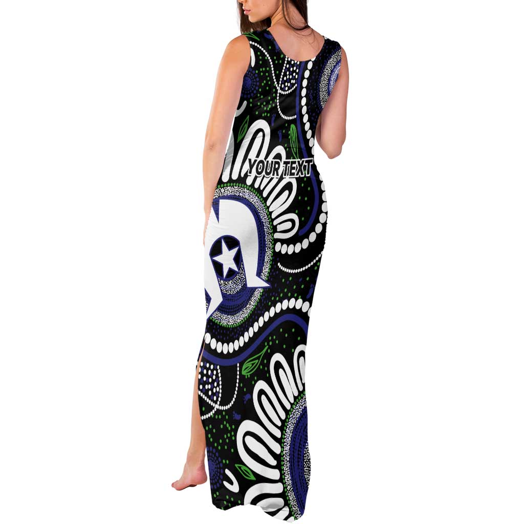 Torres Strait Islander Aboriginal Dot Painting Personalised Tank Maxi Dress