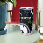 Torres Strait Islander Aboriginal Dot Painting Personalised Tumbler Cup