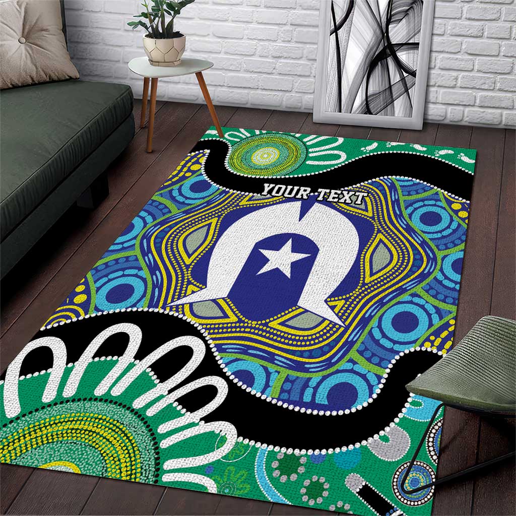 Torres Strait Islander Heal Country Personalised Area Rug