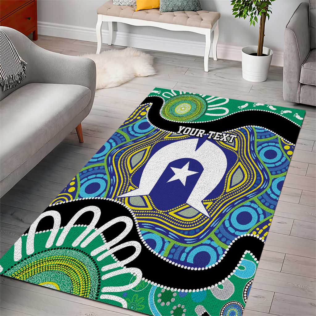 Torres Strait Islander Heal Country Personalised Area Rug