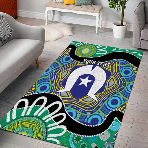 Torres Strait Islander Heal Country Personalised Area Rug