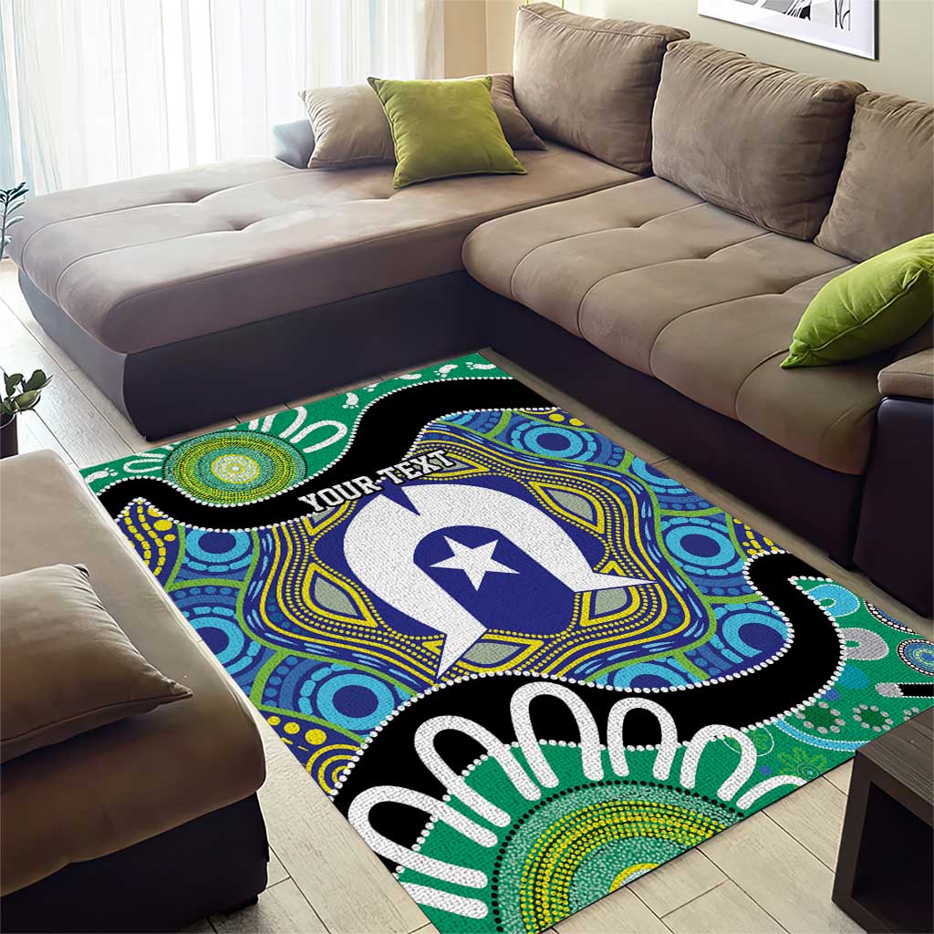 Torres Strait Islander Heal Country Personalised Area Rug