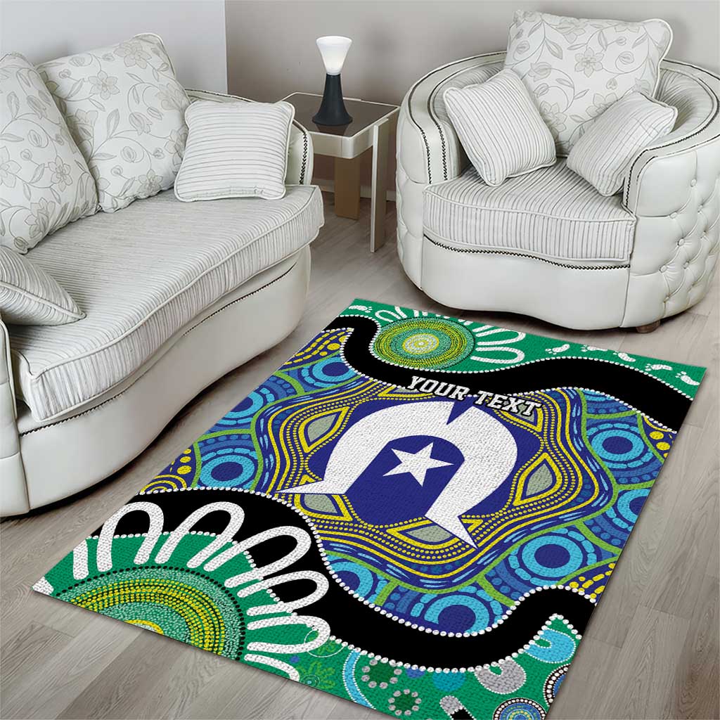 Torres Strait Islander Heal Country Personalised Area Rug