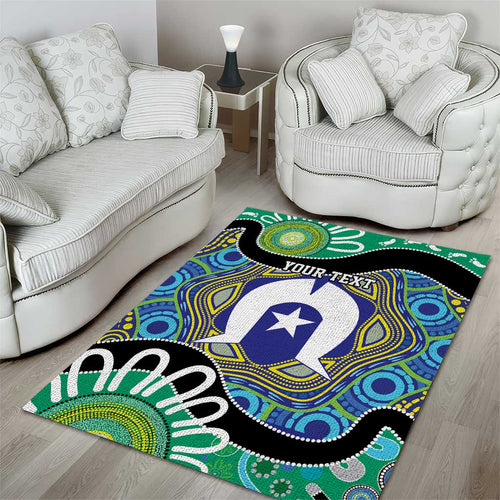 Torres Strait Islander Heal Country Personalised Area Rug