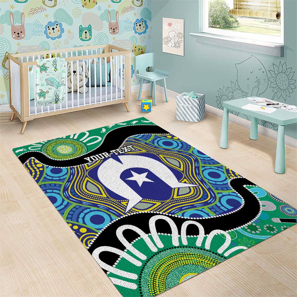 Torres Strait Islander Heal Country Personalised Area Rug