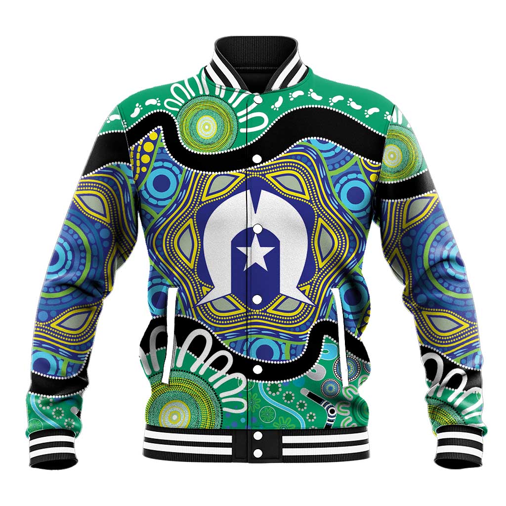 Torres Strait Islander Heal Country Personalised Baseball Jacket