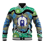 Torres Strait Islander Heal Country Personalised Baseball Jacket