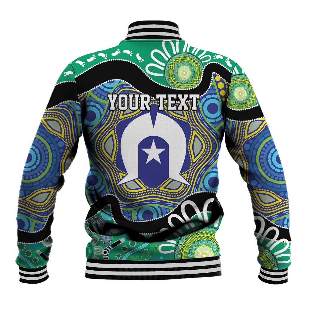 Torres Strait Islander Heal Country Personalised Baseball Jacket
