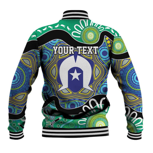 Torres Strait Islander Heal Country Personalised Baseball Jacket