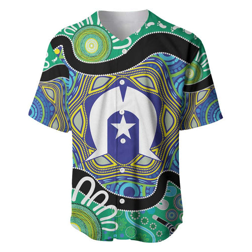 Torres Strait Islander Heal Country Personalised Baseball Jersey