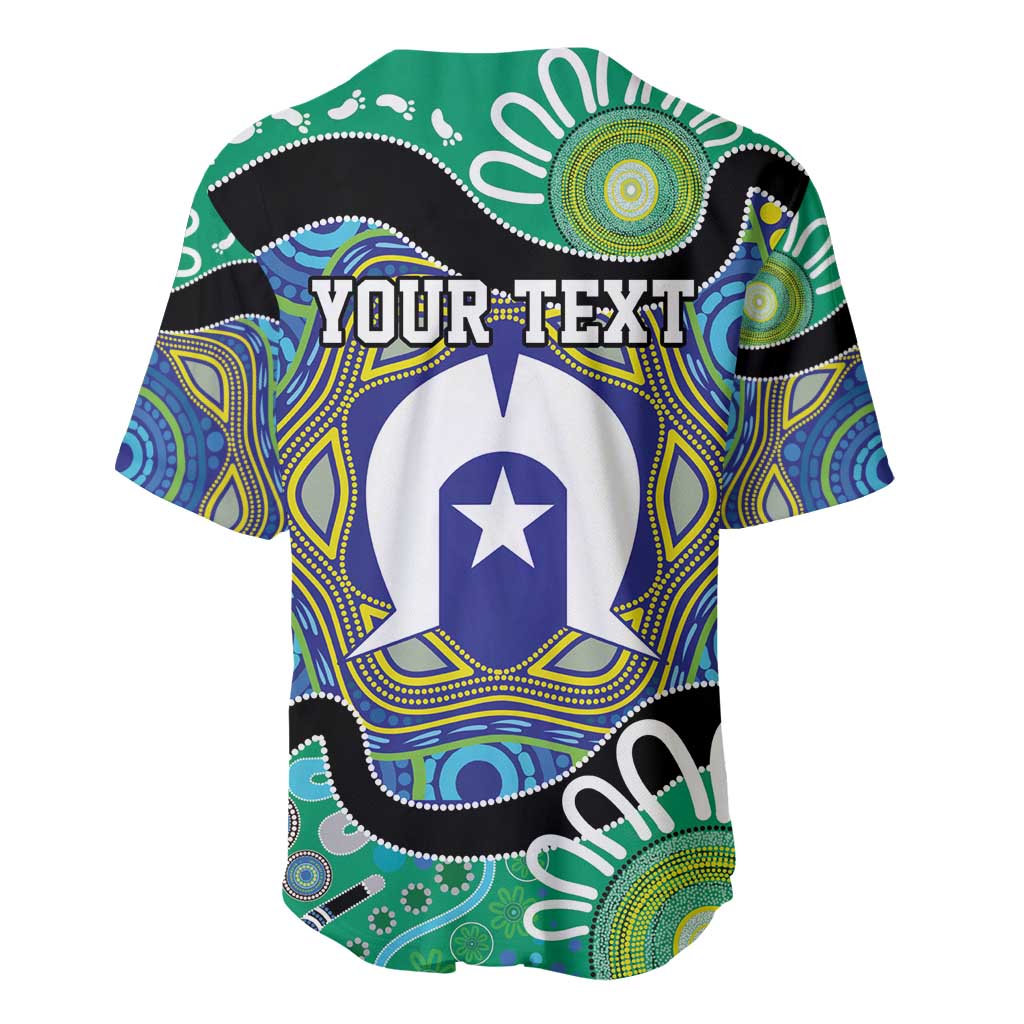 Torres Strait Islander Heal Country Personalised Baseball Jersey