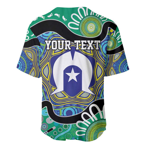 Torres Strait Islander Heal Country Personalised Baseball Jersey
