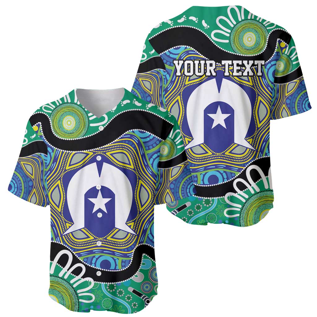 Torres Strait Islander Heal Country Personalised Baseball Jersey