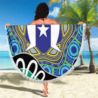 Torres Strait Islander Heal Country Personalised Beach Blanket