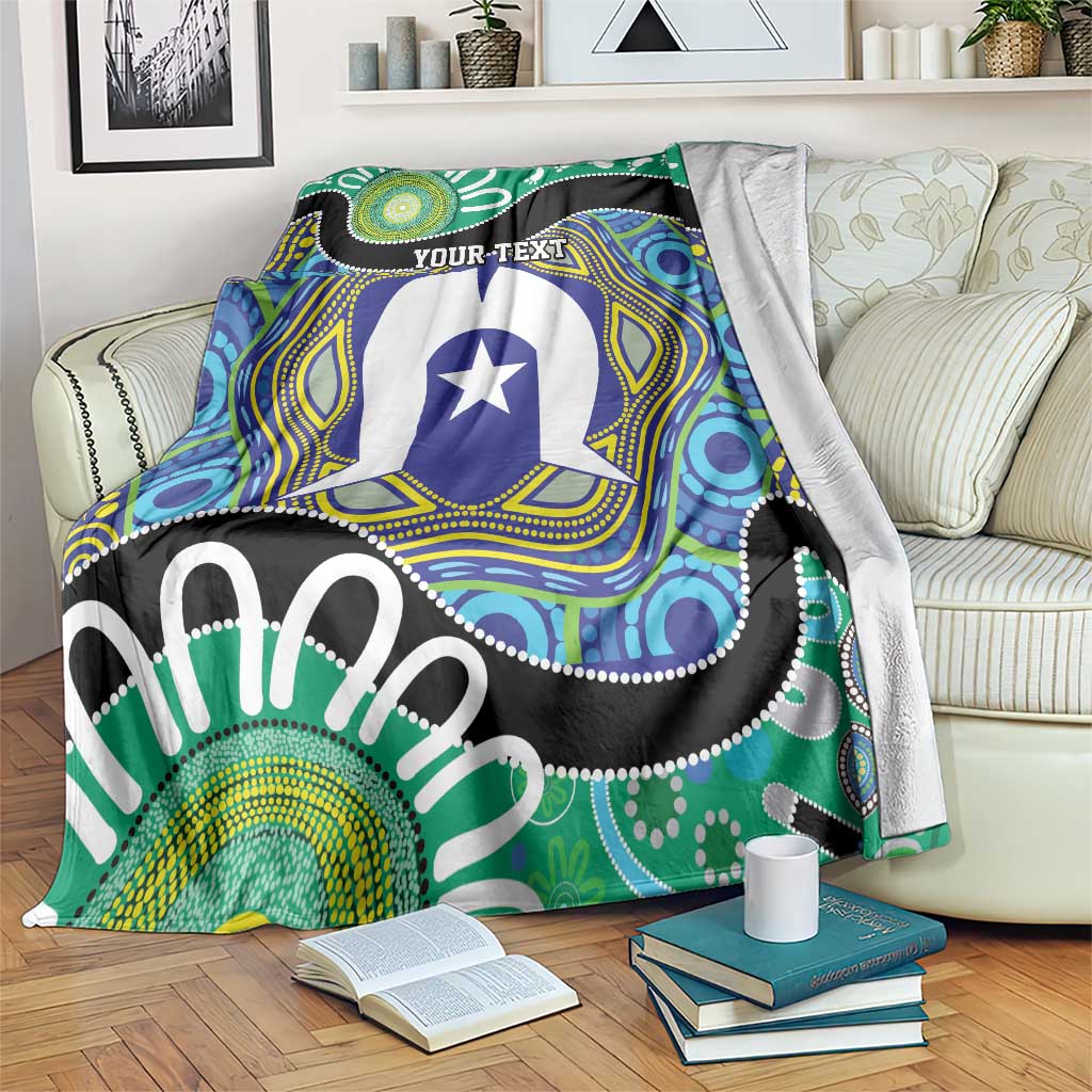 Torres Strait Islander Heal Country Personalised Blanket