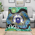 Torres Strait Islander Heal Country Personalised Blanket