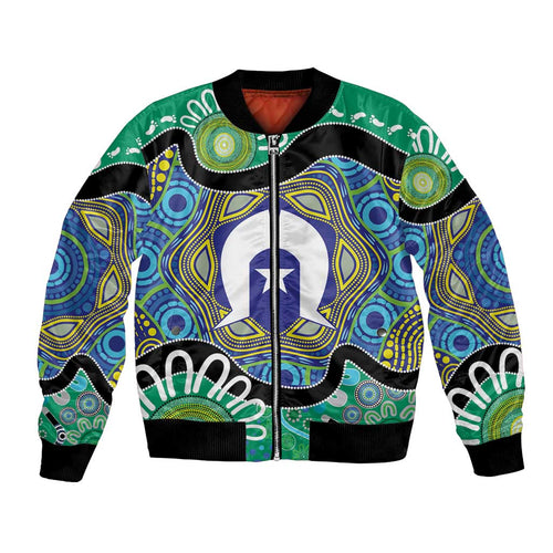 Torres Strait Islander Heal Country Personalised Bomber Jacket