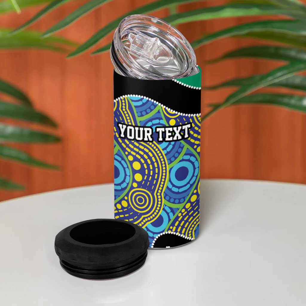 Torres Strait Islander Heal Country Personalised 4 in 1 Can Cooler Tumbler