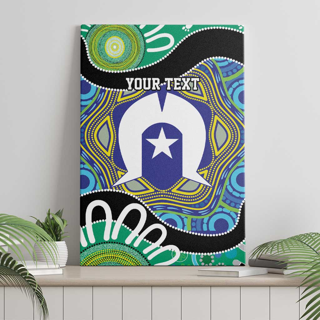 Torres Strait Islander Heal Country Personalised Canvas Wall Art