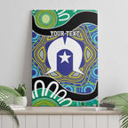 Torres Strait Islander Heal Country Personalised Canvas Wall Art