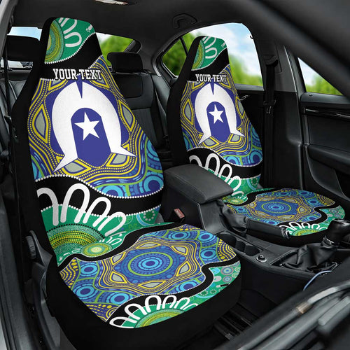 Torres Strait Islander Heal Country Personalised Car Seat Cover