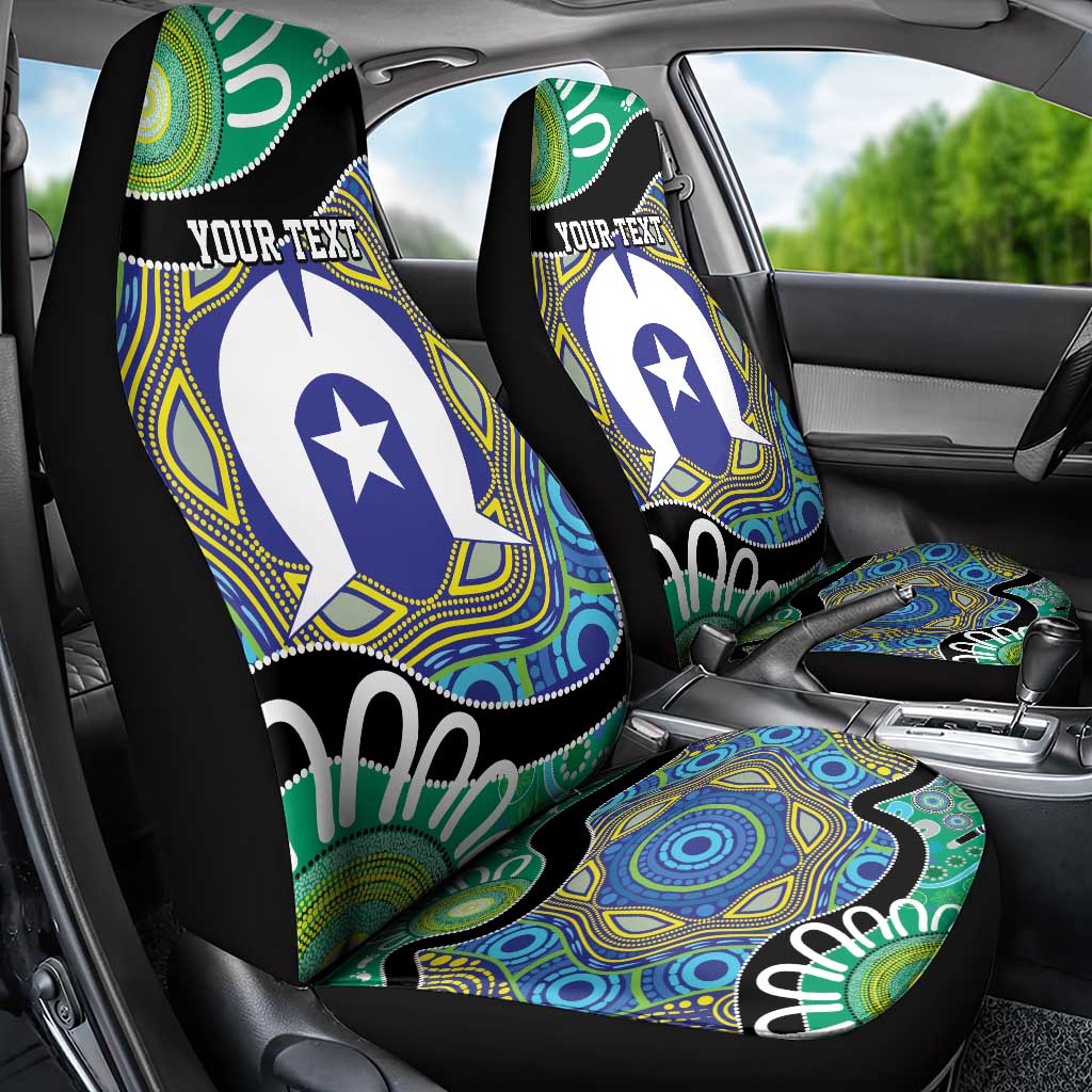 Torres Strait Islander Heal Country Personalised Car Seat Cover