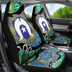 Torres Strait Islander Heal Country Personalised Car Seat Cover