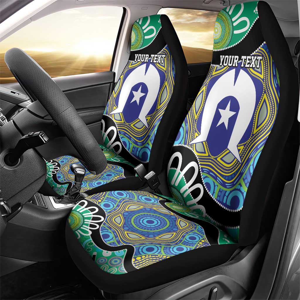 Torres Strait Islander Heal Country Personalised Car Seat Cover