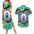 Torres Strait Islander Heal Country Personalised Couples Matching Summer Maxi Dress and Hawaiian Shirt